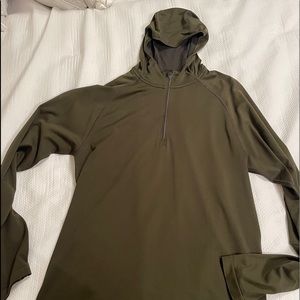 Mens Lululemon 3/4 Zip w/hood